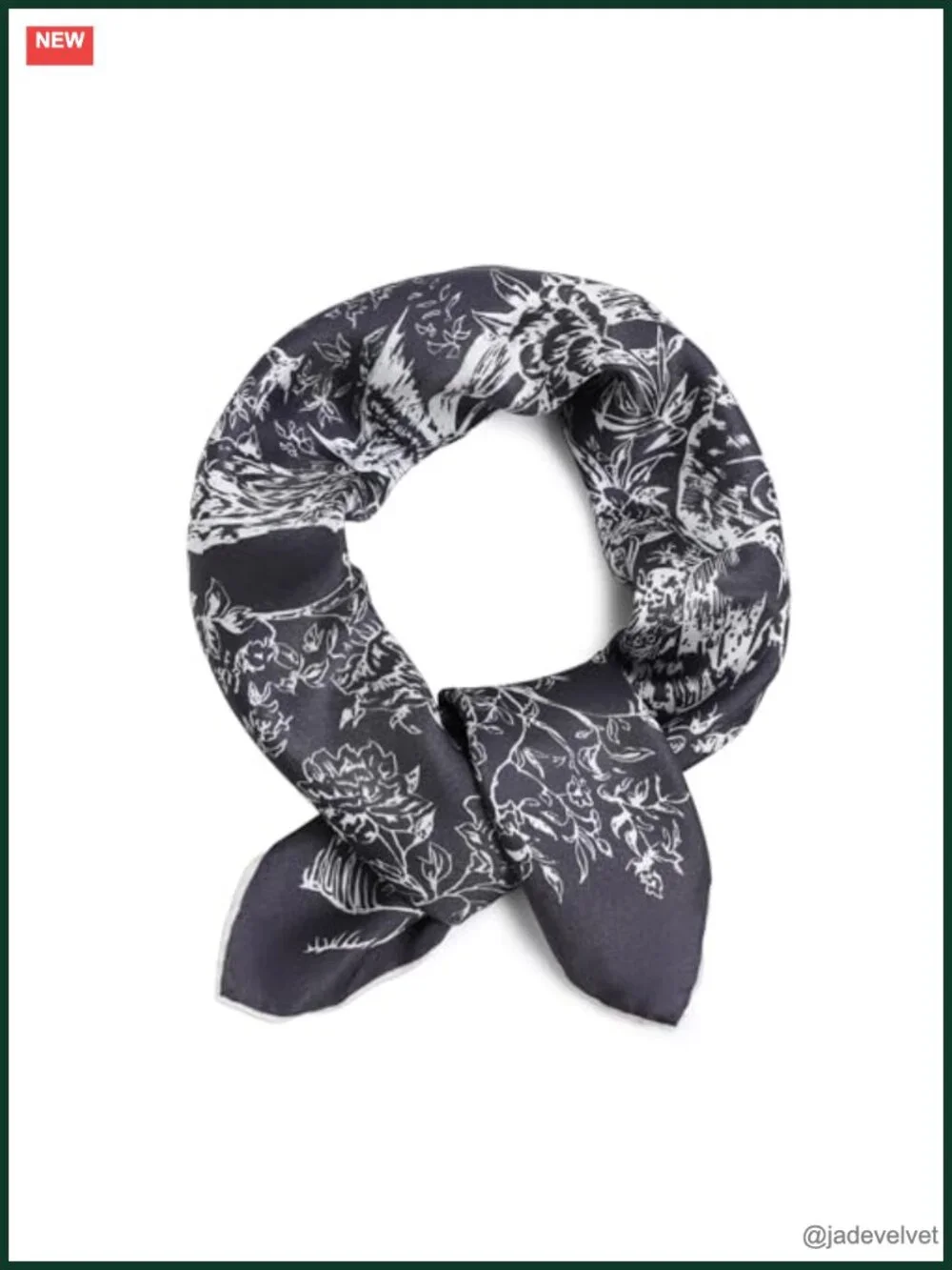 100% Pure Mulberry Silk Square Scarf 14MM Gift Wrap